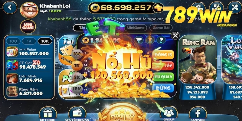 Nổ Hũ Tài Xỉu - Lắc Xí Ngầu Liền Tay Nhận Thưởng Cực Khủng